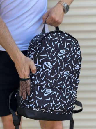 Чоловічий стильний рюкзак спортивний з принтом чорний
Розмір: 44 см х 30 см х 16. . фото 8
