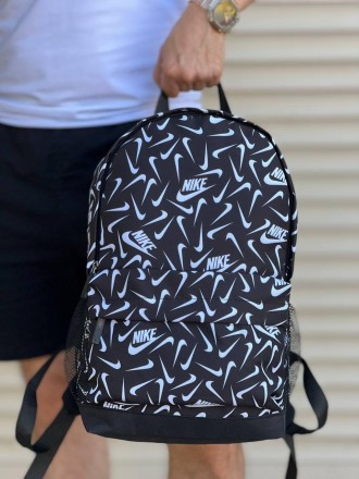 Чоловічий стильний рюкзак спортивний з принтом чорний
Розмір: 44 см х 30 см х 16. . фото 3