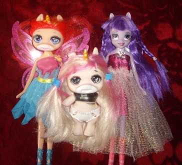 1)Куколка-пони-единорог в платье с крыльями.
2)Куколка-пони фиолетовая- высота-. . фото 2