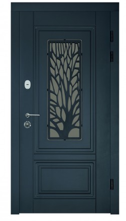 Входная бронированная дверь "Портала" серии "ТРИО RAL" модель S-3 (с декоративно. . фото 2