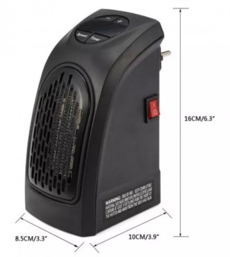 Портативний нагрівач Handy Heater 400WЗабудьте про громіздких та енергомістких н. . фото 10