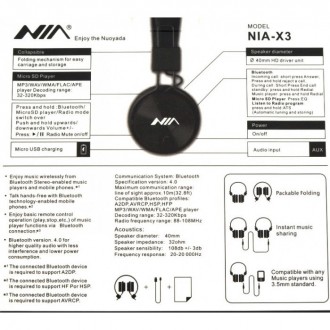 Навушники бездротові Nia X3 — це дуже зручна та практична модель навушників, які. . фото 10