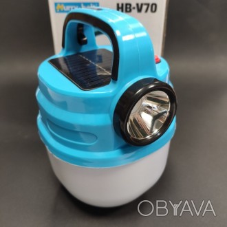Подвесной фонарь светильник LED с крючком для кемпинга с аккумулятором и солнечн
