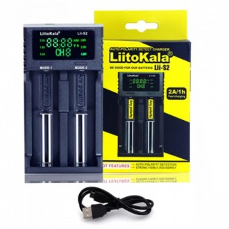 Зарядное LiitoKala Lii-S2 — універсальний зарядний пристрій з інформаційним дисп. . фото 4