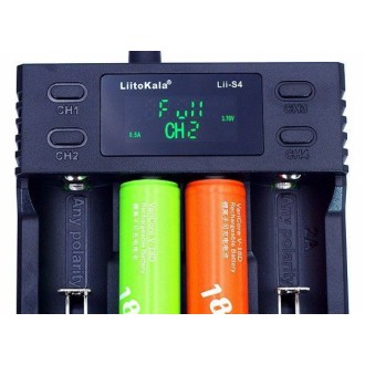 Зарядное LiitoKala Lii-S4 — універсальний зарядний пристрій з інформаційним дисп. . фото 6