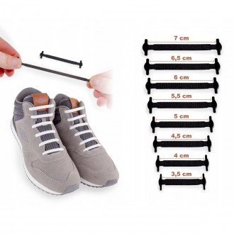 Шнурки силіконові, характеристики:
	Тип: Шнурки;
	Призначення: Для взуття;
	Мате. . фото 3
