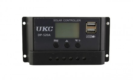 
Контроллер заряда солнечный UKC DP-520A 20A 12/24 В
Контроллер заряда от солнеч. . фото 3