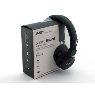 
Наушники MDR NIA-X3 Bluetooth + mp3 плеер и FM
Беспроводные наушники Bluetooth . . фото 7