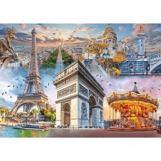 Пазли Вихідні у Парижі від виробника Trefl Пазл із 2000 деталей із зображенням н. . фото 3