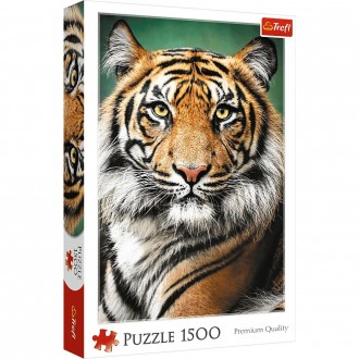 Пазли Портрет тигра від виробника Trefl Пазл на 1500 елементів із зображенням по. . фото 2
