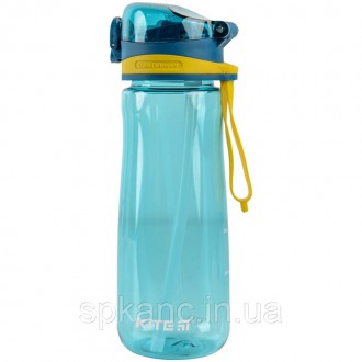 Пляшка для води Kite. Призначена для води та інших напоїв. Об'єм: 600 мл. Легка . . фото 2