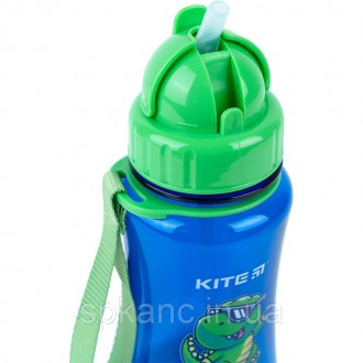 Бутылочка для воды Kite. Предназначена для воды и других напитков. Объем: 350 мл. . фото 3