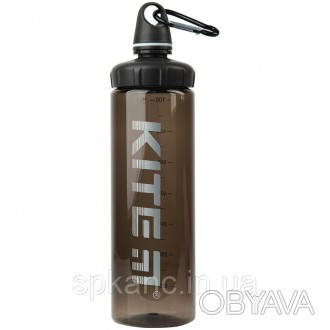 Бутылочка для воды Kite, 750 мл., серая. Изготовлена из тритана. Тритан – надежн. . фото 1