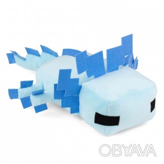 Мягкая игрушка - конфетница Titatin Аксолотль minecraft голубая 37 см (TT1020)