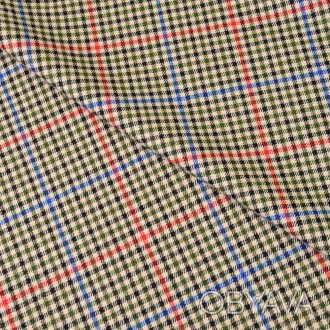 Разноцветная костюмная ткань из поливискозы – качественный современный материал . . фото 1