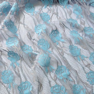 Красивая нарядная ткань для праздничной и романтичной одежды. Имеет прозрачную о. . фото 3