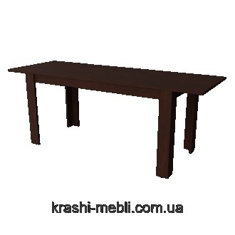 Обідній розкладний стіл ГРОН Простота, ексклюзивні форми та насичений колір стол. . фото 6