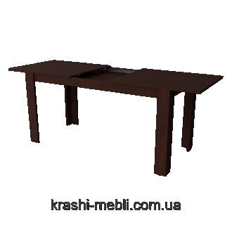 Обідній розкладний стіл ГРОН Простота, ексклюзивні форми та насичений колір стол. . фото 5