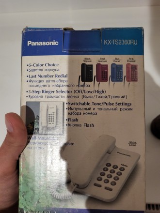 Бренд:Panasonic
Тип: Дротовий телефон
В комплект входить:
1. Телефонна трубка. . фото 7