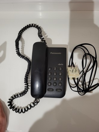Бренд:Panasonic
Тип: Дротовий телефон
В комплект входить:
1. Телефонна трубка. . фото 5
