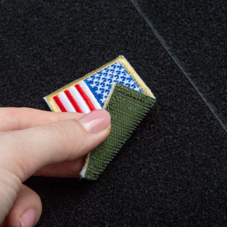 Шеврон на липучке "Флаг США" размером 5х8 см – это символ национальной гордости,. . фото 5