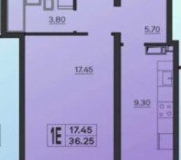 
 23734 Продам 1-комнатную квартиру в ЖК Острова. Располагается на среднем этаже. . фото 5