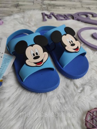 Детские резиновые шлепанцы Disney Mickey с задником синие
Состояние: новое
Произ. . фото 3