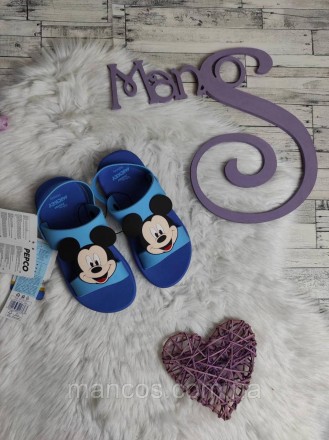 Детские резиновые шлепанцы Disney Mickey с задником синие
Состояние: новое
Произ. . фото 2