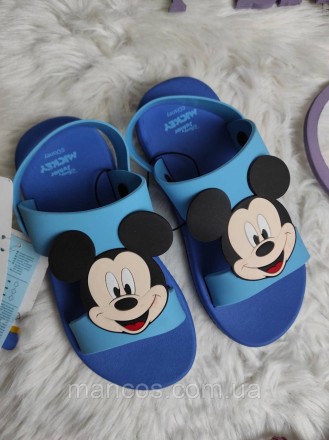 Детские резиновые шлепанцы Disney Mickey с задником синие
Состояние: новое
Произ. . фото 6