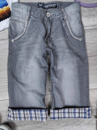 Джинсовые шорты для мальчика Vigoocc серые тонкие 
Состояние: б/у, в очень хорош. . фото 3
