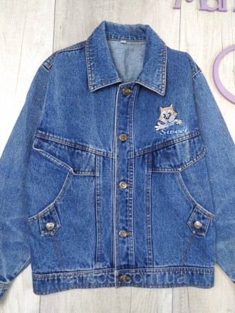 Детский джинсовый пиджак для девочки Sweet синий
Состояние: б/у, в отличном сост. . фото 3
