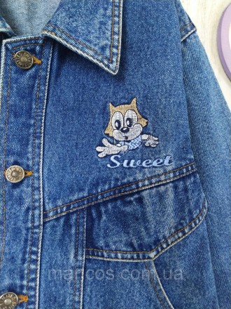 Детский джинсовый пиджак для девочки Sweet синий
Состояние: б/у, в отличном сост. . фото 4