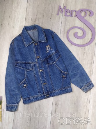 Детский джинсовый пиджак для девочки Sweet синий
Состояние: б/у, в отличном сост. . фото 1