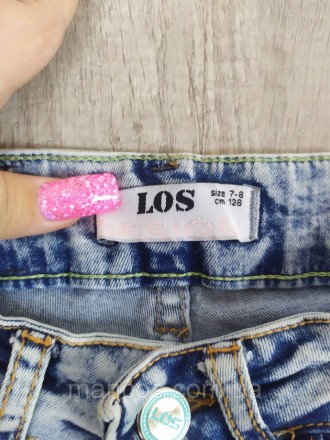 Джинсовые шорты для девочки LOS синие с нашивкой 
Состояние: б/у, в отличном сос. . фото 11