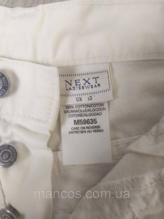Женские белые джинсовые шорты Next
Состояние: б/у, в идеальном состоянии 
Произв. . фото 9