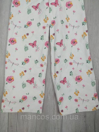 Широкие джинсы для девочки Reserved белые с цветочным принтом
Состояние: б/у, в . . фото 4