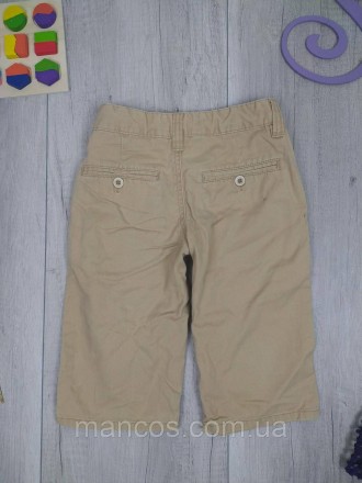 Джинсовые шорты для мальчика Denim бежевые 
Состояние: б/у, в очень хорошем сост. . фото 5