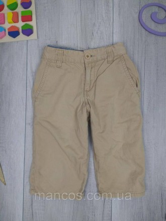 Джинсовые шорты для мальчика Denim бежевые 
Состояние: б/у, в очень хорошем сост. . фото 2