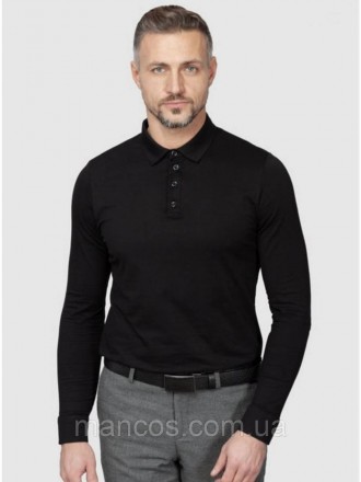 Мужское черное поло Arber рубашка с длинным рукавом 
Состояние: б/у, в отличном . . фото 2