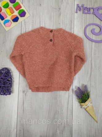 Джемпер для девочки Next Вязаный свитер Терракотовый Вышивка Цветы
Состояние: б/. . фото 5