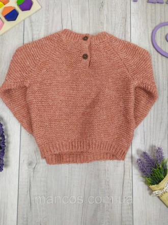 Джемпер для девочки Next Вязаный свитер Терракотовый Вышивка Цветы
Состояние: б/. . фото 6