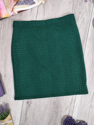 Женская зелёная мини юбка с принтом крокодила от PrettyLittleThing
Состояние: б/. . фото 8