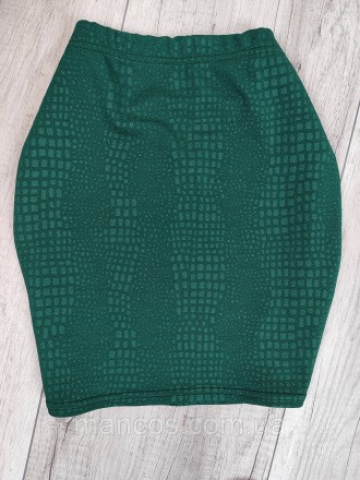 Женская зелёная мини юбка с принтом крокодила от PrettyLittleThing
Состояние: б/. . фото 7