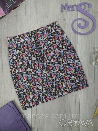 Женская мини юбка с молнией спереди от Сropp 
Состояние: б/у, в идеальном состоя. . фото 1