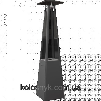 Газовий обігрівач Kratki UMBRELLA стальний чорний (12,0 кВт)UMВRELLА - це сучасн. . фото 5