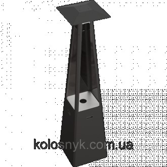 Газовий обігрівач Kratki UMBRELLA стальний чорний (12,0 кВт)UMВRELLА - це сучасн. . фото 8
