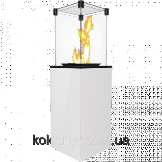 Газовий обігрівач Kratki PATIO скло/білий ( кВт)Корпус і колір: нижню частину об. . фото 2