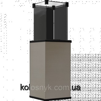 Газовий обігрівач Kratki PATIO керамограніт FILO ORO - пульт (8,2 кВт)Корпус і к. . фото 3