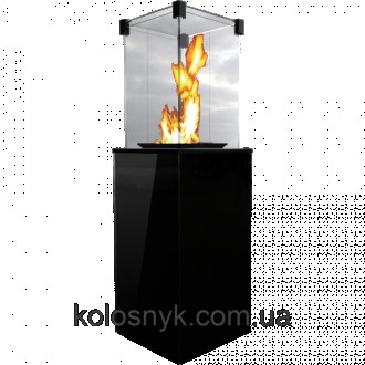 Газовий обігрівач Kratki PATIO MINI скло/чорний ( кВт)Корпус і колір: нижня част. . фото 2