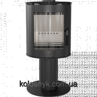 Сталева піч-камін Kratki KOZA ORBIT (7,0 кВт)Koza ORBIT циліндричної, сучасної ф. . фото 4